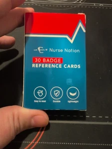 Nurse Nation 30 Badge reference cards Perfect for Studying Brand New  - Bild 1 von 5