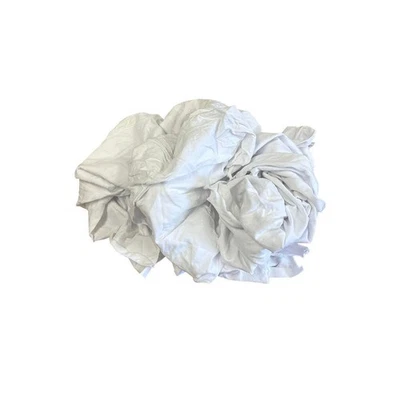 Restorate White Cotton Cut T-Shirt Rags - Image 1 of 2