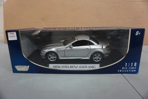 1/18 Motor Max 2005 Mercedes Benz SLK55AMG Silver (14296) New open box - Picture 1 of 7
