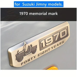 Emblema conmemorativo para Suzuki Jimny 1970 puerta trasera luz trasera guardabarros decoración coche - Imagen 1 de 14