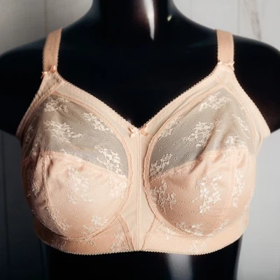 Goddess 36I Alice Soft Cup Full Coverage Wireless Unpadded Bra Beige UK 36G - Image 1 of 4