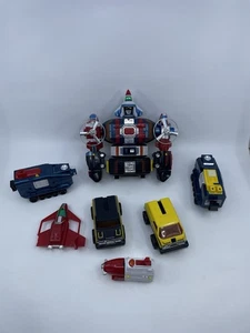 1982 Vintage Voltron Dairugger 1982 Bandai Japan Fahrzeuge Teile Konvolut - Bild 1 von 24