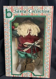 Vintage 1991 Brinn’s Rustic Santa In Box - Picture 1 of 5