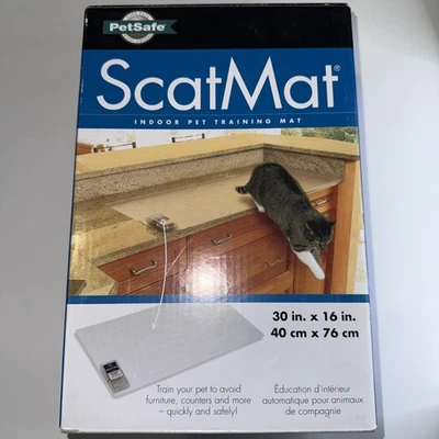 Brand NEW! PetSafe ScatMat Automatic Indoor Pet Dog / Cat Training Mat(s) 30x16" - Image 1 of 3
