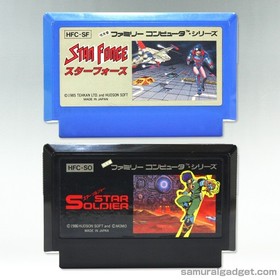 Star Force (Mega Force) & Star Soldier Nintendo Famicom / FC [Japanese NES]