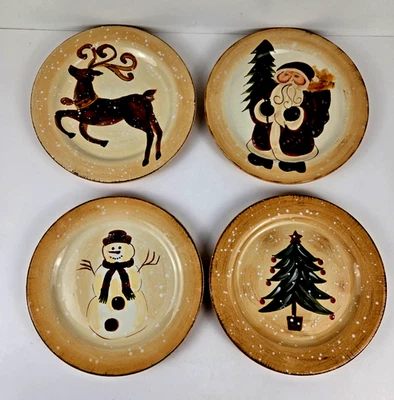 Dario Farrucci Winter Wonderland Salad Plate 8.75" Set of 4 - Image 1 of 4