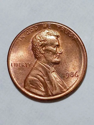 1996 Lincoln memorial red penny dbl rim Uneven Planchet errors - Image 1 of 4