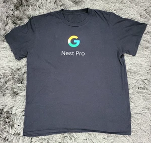 Google Nest Pro Camisa Para Hombres Mediana Negra Camiseta Inteligente Hogar Instalador Promo - Imagen 1 de 10