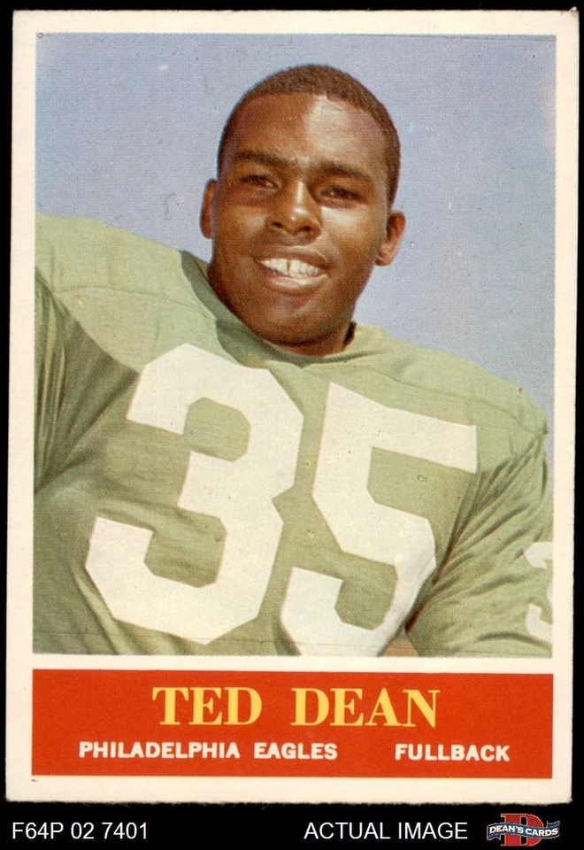 1964 Philadelphia #132 Ted Dean Eagles 5.5 - EX+ - Image 1 of 1