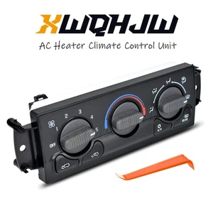 For 2001-2002 Chevrolet Silverado 1500 HD AC Heater Climate Control Module Panel - Picture 1 of 9