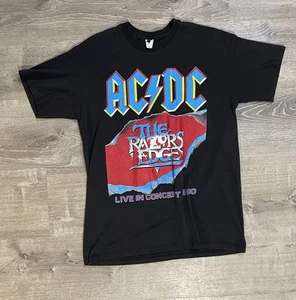 Camiseta De Colección AC/DC The Razors Edge Live In Concert 1990 2 Caras XL Camiseta Rara - Imagen 1 de 13