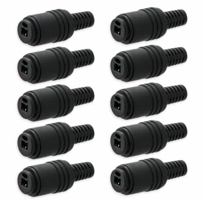 10x DIN Lautsprecher Buchsen Kabelanschluss Boxen Adapter Kupplung 2,2mm Stecker
