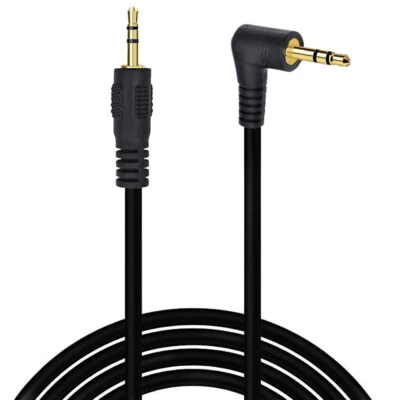 2.5mm Audio Cable Straight Male to Angle Male 2.5 Stereo Headphone Jack Cord - Image 1 of 3
