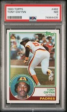 1983 Topps - #482 Tony Gwynn Rookie Card PSA 7  NM  Classic HOF Card