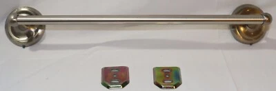 18" Brushed Nickel Towel Bar with round wall mounts - Изображение 1 из 2