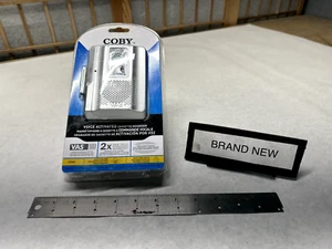 Coby CX-R60 2 Speed Voice Activated Cassette Recorder and Player CXR-60 NEW - Picture 1 of 6