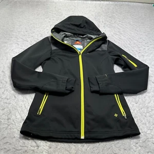 Columbia Guide Rise Omni Heat Shield Jacket Black Full Zip Hooded Womens Size S - Picture 1 of 14