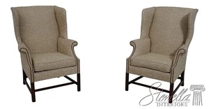 67787: Pair SOUTHWOOD Newly Upholstered Wing Back Chairs - Picture 1 of 23