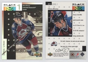 1998-99 Upper Deck Black Diamond Myriad /1500 Chris Drury #M11