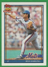 Ron Darling - 1991 Topps #735 - New York Mets Baseball Card