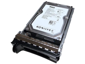 Disque dur Dell PowerEdge 500 Go 6 G SAS 3,5 POUCES 0U717K 0U717K en caddie - Photo 1/1