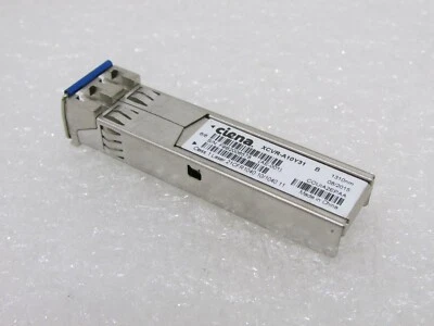Lot of 3 Ciena XCVR-A10Y31 1310nm SFP TAA Compliant Transceiver  - Image 1 of 2