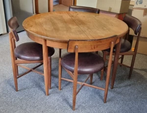 Mid Century Teak Round Fresco Dining Table From G Plan, United Kingdom, 1960s - Picture 1 of 4