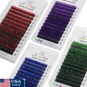 GLAMLASH Individual Eyelash Extensions Faux Mink Color Lash False Natural Soft - Bild 1 von 15