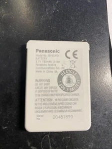 BATTERIA ORIGINALE PANASONIC EB-BSA10 PER A100 A101 A102 X300 BATTERY ORIGINAL - Imagen 1 de 2