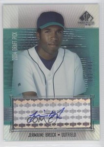 2004 SP Prospects Auto Draft Picks Tier 3 /400 Jermaine Brock #JB Auto