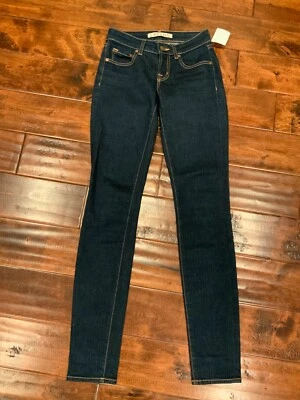 J Brand "Curvy Fit Skinny" Blue Dark Wash Denim Jeans, Size 24  - Image 1 of 4