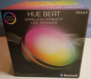 Bluetooth Wireless LED Rechargeable Speaker Traxx Portable Ambient Light Respond - Picture 1 of 4