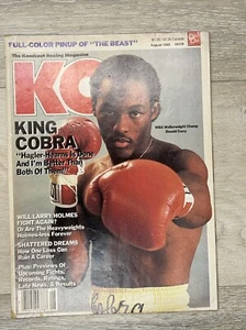 KO The Knock-out Boxing Magazine August 1985 Donald Curry Cover - Foto 1 di 7