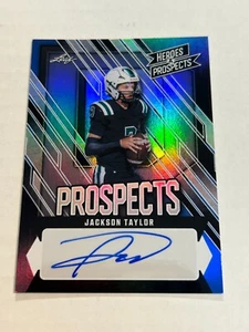 2024 LEAF HEROES & PROSPECTS JACKSON TAYLOR 21/49 PROSPECTS AUTO SP - Picture 1 of 2