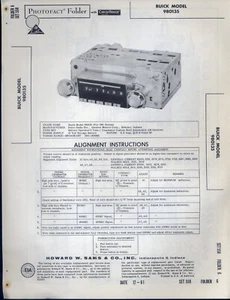 Sams Photofact Folder Buick Model 980135 PFAX30 - Picture 1 of 1