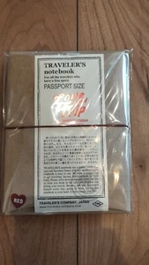 Traveler's Company. Notizbuch Liebes- und Reisepassgröße rot limitiert nagelneu "neu" - Bild 1 von 24