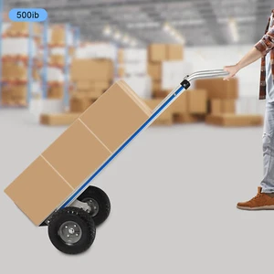 Handwagen Dolly 500 Pfund Gewicht Kapazität Schwerlast Dolly zum Bewegen mit Rädern - Bild 1 von 24