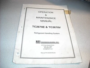 RTI, Service Manual & Service Bulletins for TC2670E & TC2670V - Bild 1 von 9