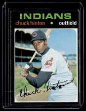 1971 Topps #429 Chuck Hinton Cleveland Indians  EX Baseball Card *A499