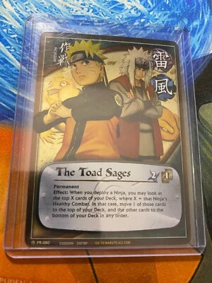 Naruto CCG - The Toad Sages [Mission] PR 080 Super Rare Promo - Image 1 of 2