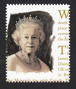 QUEEN ELIZABETH II = 60th CORONATION = DIE CUT stamp Canada 2013 #2644i MNH