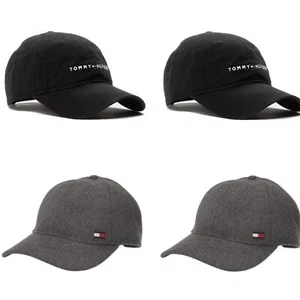 Tommy Hilfiger Baseball Caps Hats Camo, Grey Wool, Black Logo, Blue Logo - Picture 1 of 5