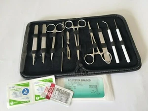 Basic Surgical Suture Kit, First Aid Set, Emergency Kit, Trauma Survival Pack - Picture 1 of 2