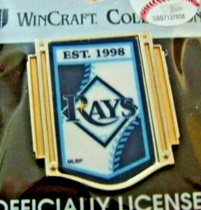 2015 Tampa Bay Rays logo vertical banner lapel pin MLB - Picture 1 of 3