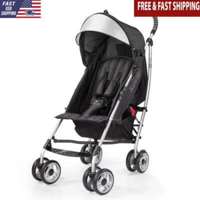 Lightweight Compact Stroller 4 Position Recline Auto Lock Carry Strap Storage - Image 1 of 4