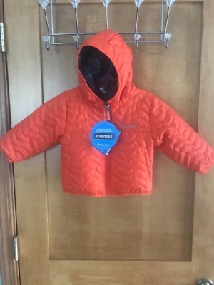 Chaqueta reversible Columbia Whigley Road resistente al agua aislada juvenil 2T nueva con etiquetas Foto 1 de 4