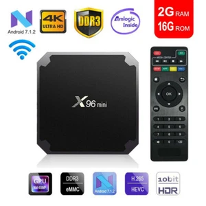 NEW X96 Mini Quad Core 2GB+16GB Android 11 TV Box Smart HD Media Player WIFI UK - Picture 1 of 11