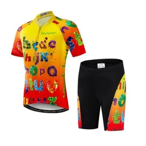 Kids Cycle Clothing Children Reflective Cycling Jersey and Padded Shorts Kit - Picture 1 of 29