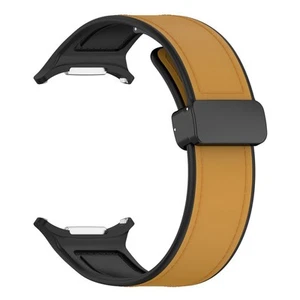 Bracelet en Silicone et Cuir pour Samsung Galaxy Watch Ultra 47mm - Remplacement - Zdjęcie 1 z 29