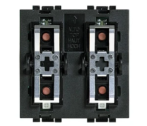 BTICINO L4652/2 MYHOME SCS STEUERUNG 2 EINZEL- UND DOPPELLASTEN MIT ABDECKUNG - Bild 1 von 5